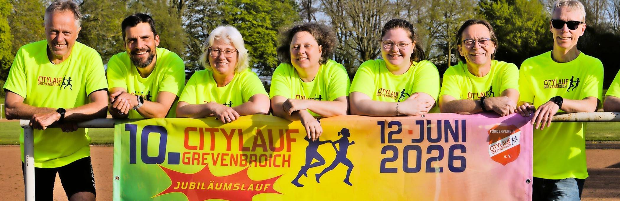  Das Orga-Team im Jubiläumsjahr. 