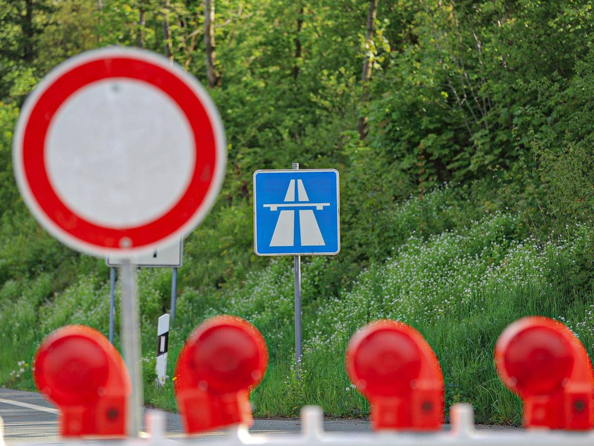 Geänderte Verkehrsführung