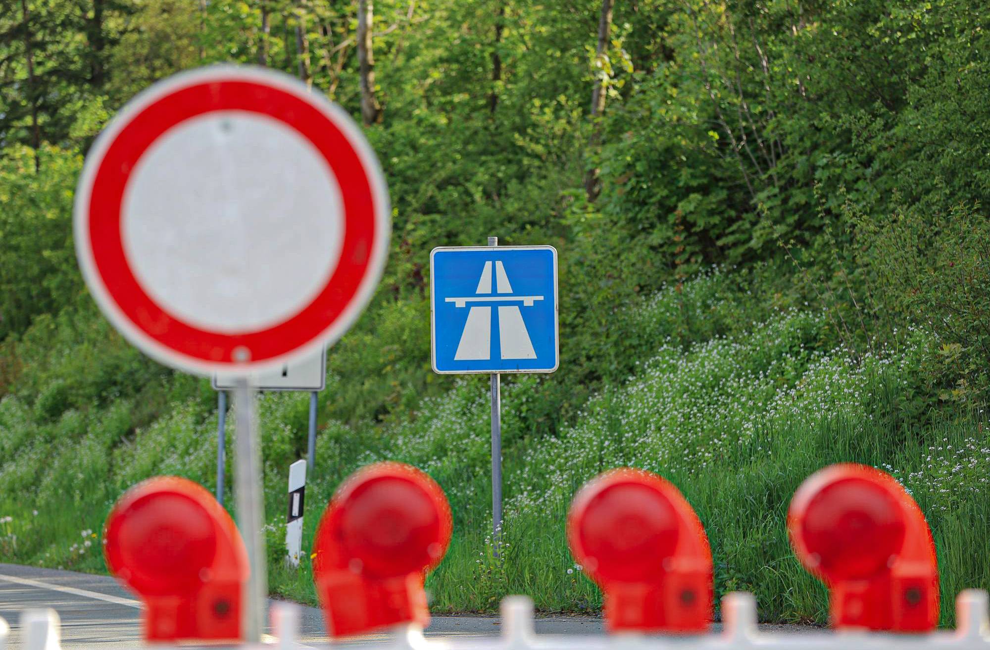 Geänderte Verkehrsführung
