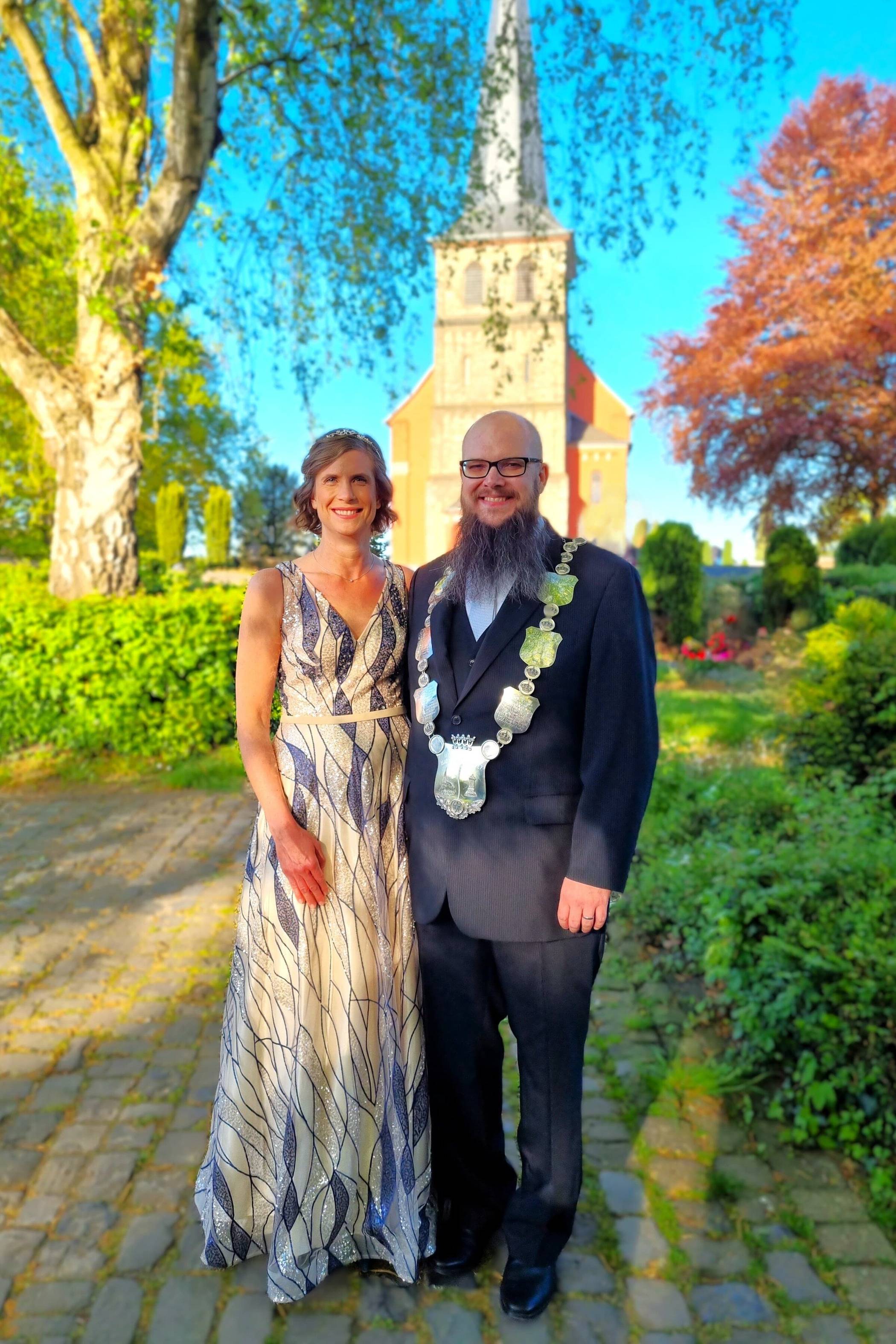 Philipp und Ricarda Döring stehen als Königspaar an der Spitze des Regiments.