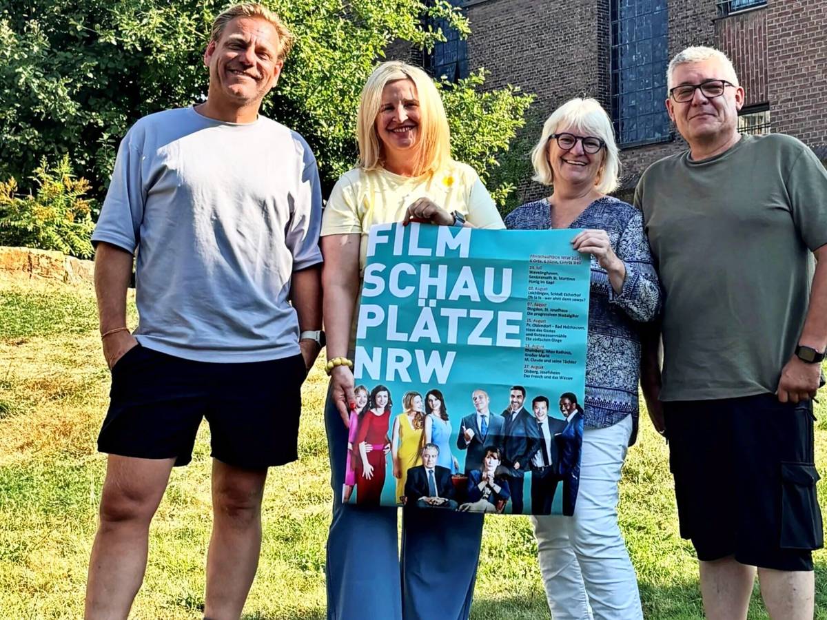 Großes Kino unter lauschigen Apfelbäumen