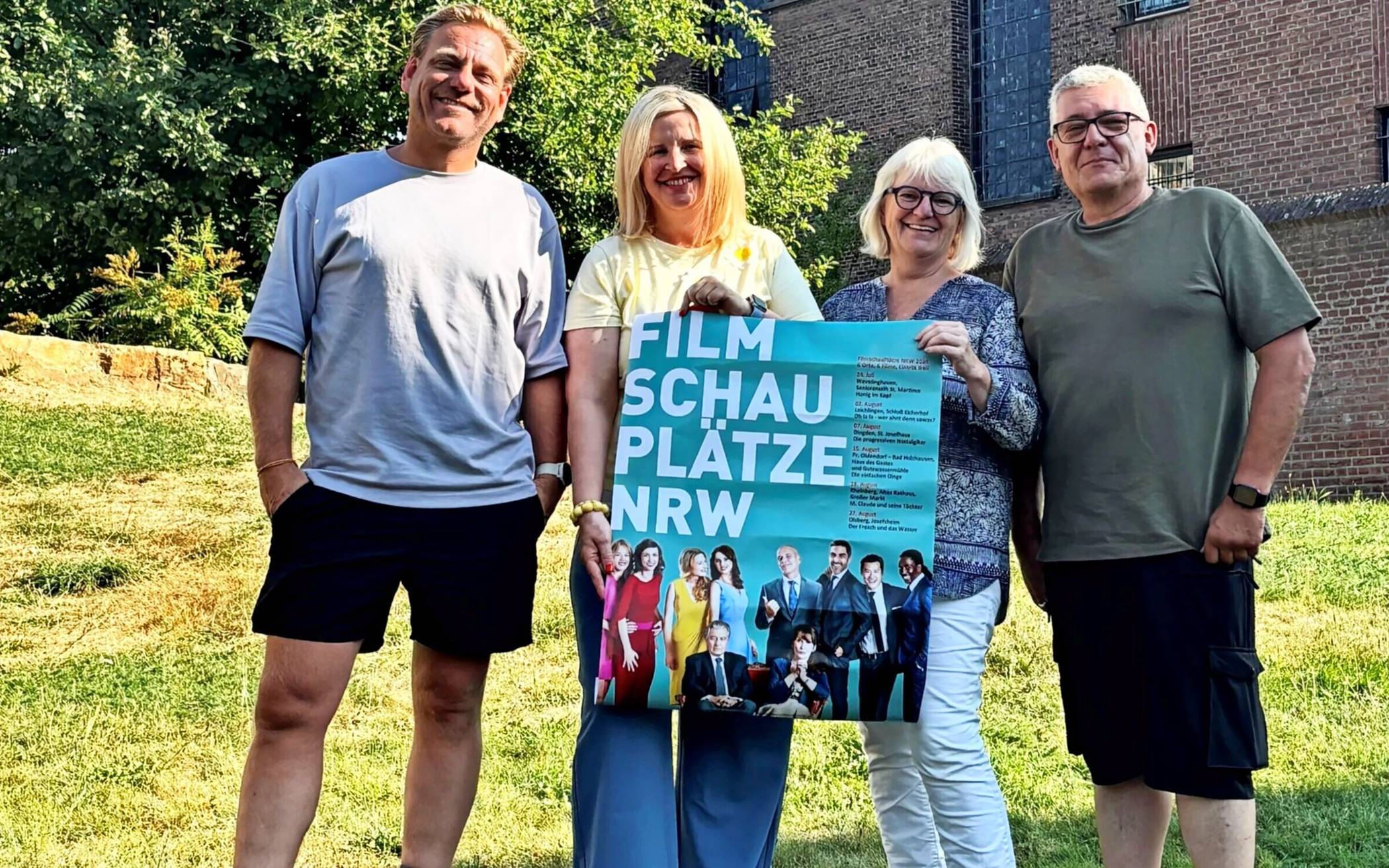 Großes Kino unter lauschigen Apfelbäumen