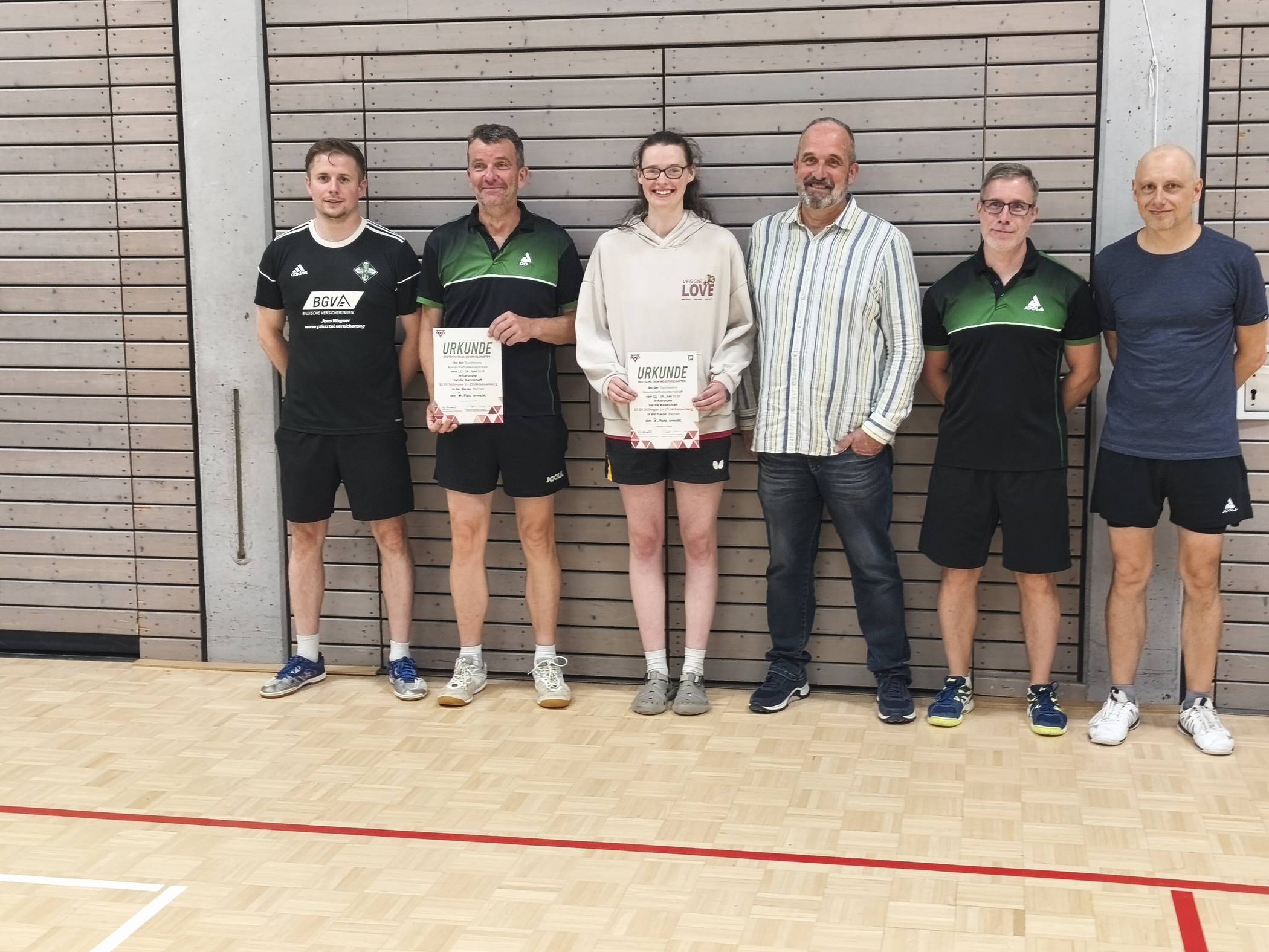  Lea Merkens vom CVJM Kelzenberg wurde mit ihrem Team Deutsche Vize-Meisterin.  