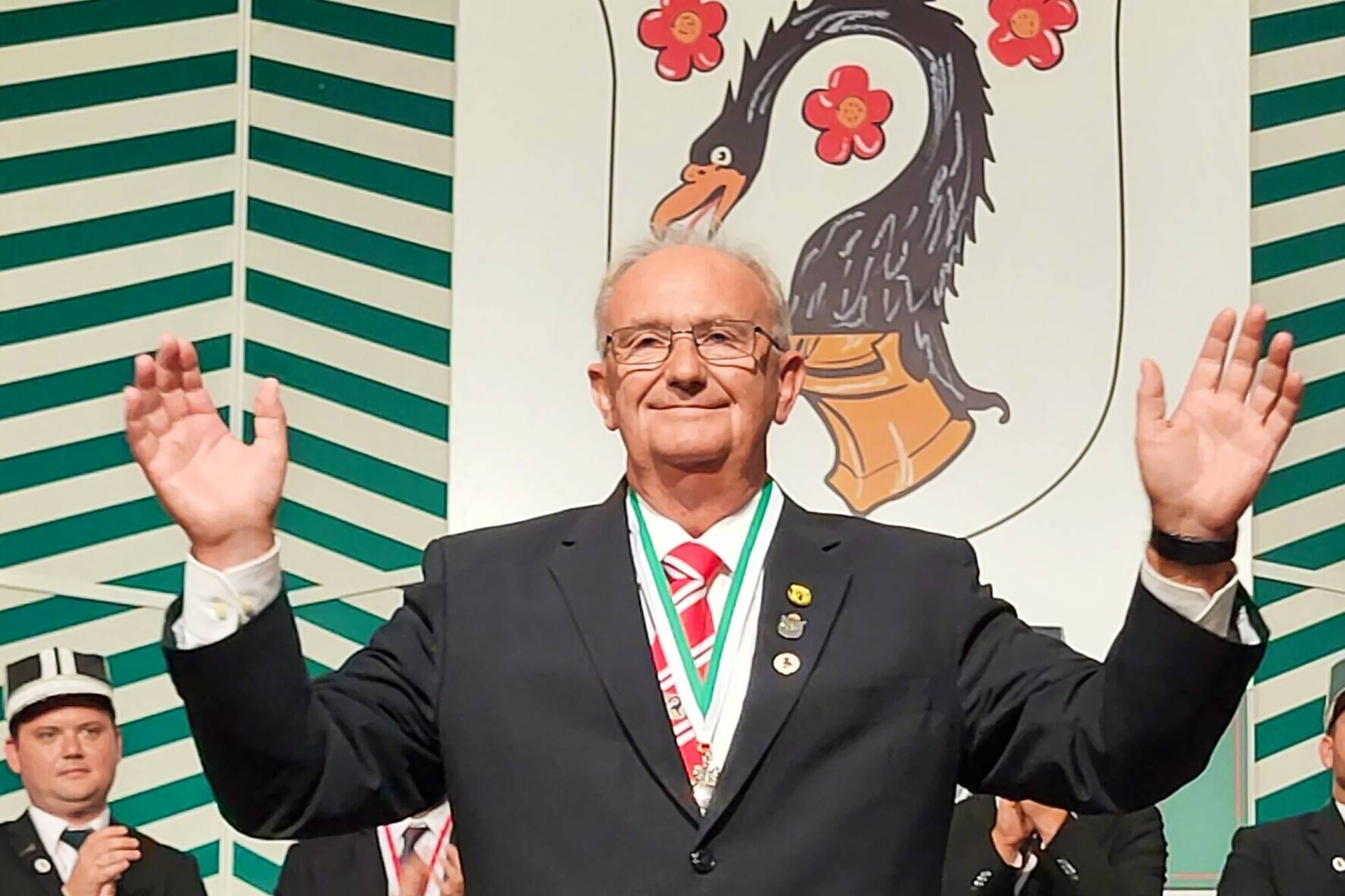 Ordensträger Hartmut Becker.