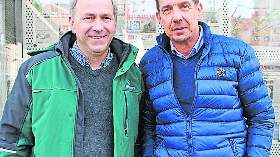  Herbert Brockerhoff, Vorsitzender des SV Otzenrath zusammen mit Wolfgang Huth. 