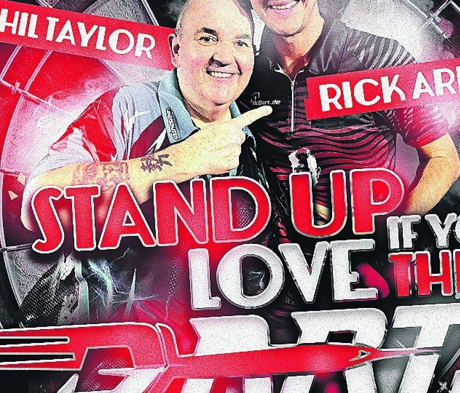 Neue Single: „Rick Arena“ singt mit Darts-Legende Phil Taylor