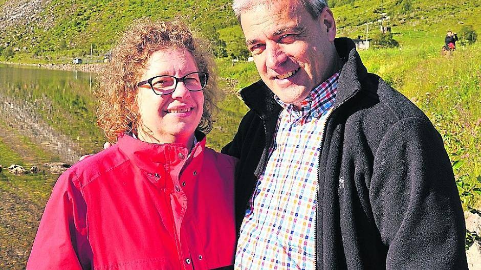  Ralf und Corinna Kriesemer auf Reisen in Norwegen. Vor allem Schottland sind sie verfallen. 