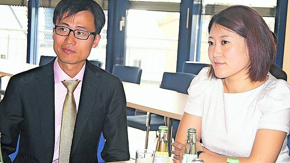  Jianpeng Hu und Na Song brachten den Rommerskirchener Kontakt nach China auf den Weg,  