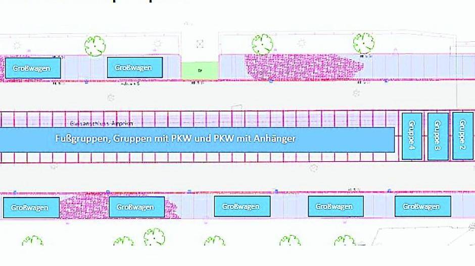  So soll die Aufstellung zum närrischen Lindwurm der Gemeinde Rommerskirchen im kommenden Jahr erfolge. 