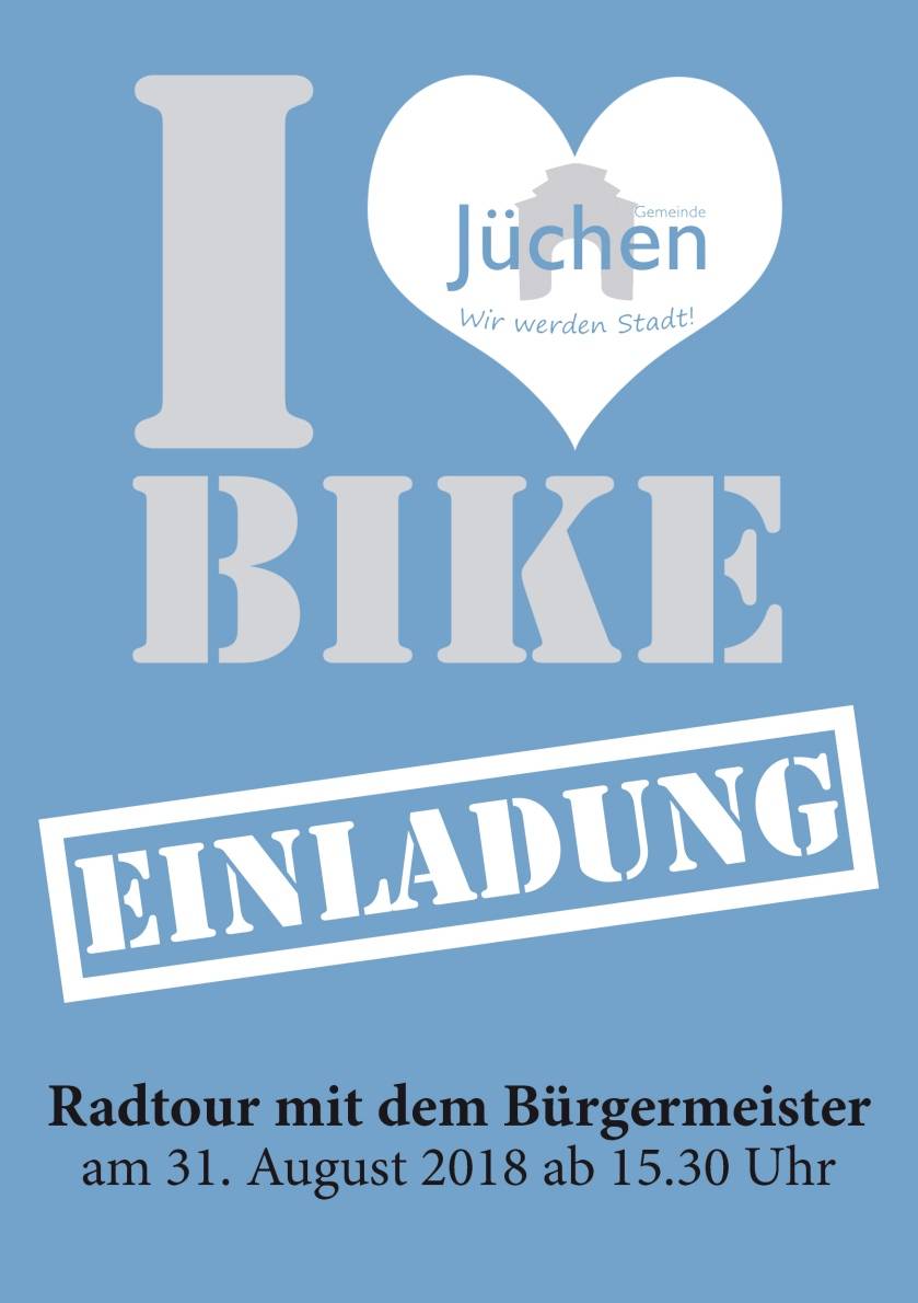 Radtour mit dem Bürgermeister