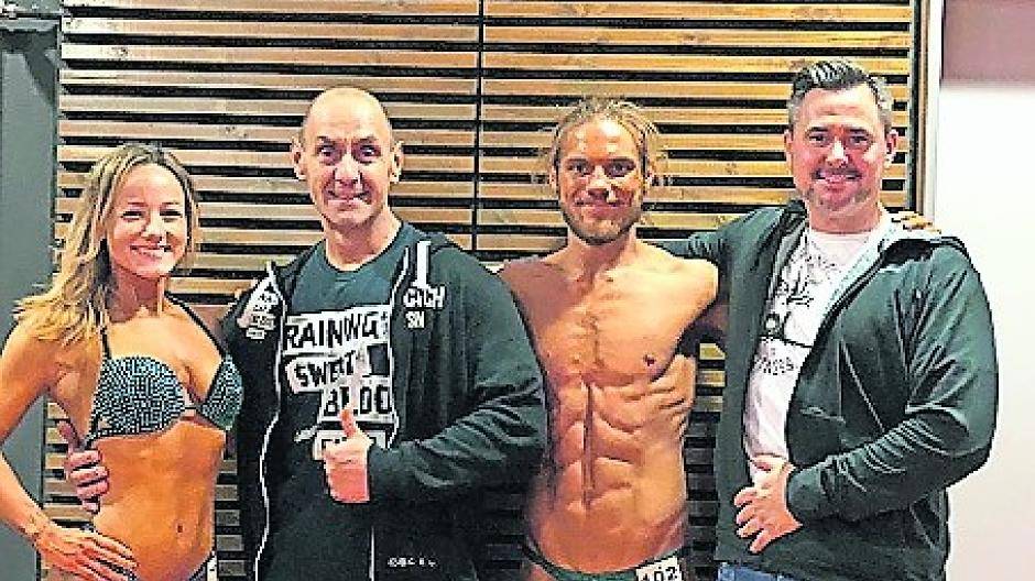 Deutsche Meister im Paar-Posing: Trainieren im Gym und in der Küche