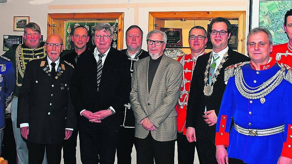  Marco Bovenschen, Jens Weyermanns, Wilfried Lieven, Jörg Salmann, Wilfried Obst, Hermann Heinhuis, Bodo Granderath, Frank Wolters, Benedikt Obst, Martin Schröder, Detlef Holz (von links nach rechts). 