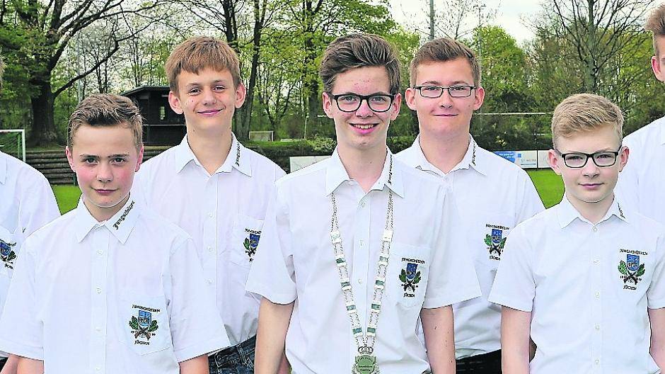  Der neu gegründete Schützenzug „die Königsjäger“ werden am Jüchener Schützenfest ihre Premiere feiern. 