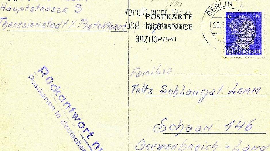  Eine der vielen Postkarten, die in Schaan bei einem Speicherfund entdeckt wurden. 