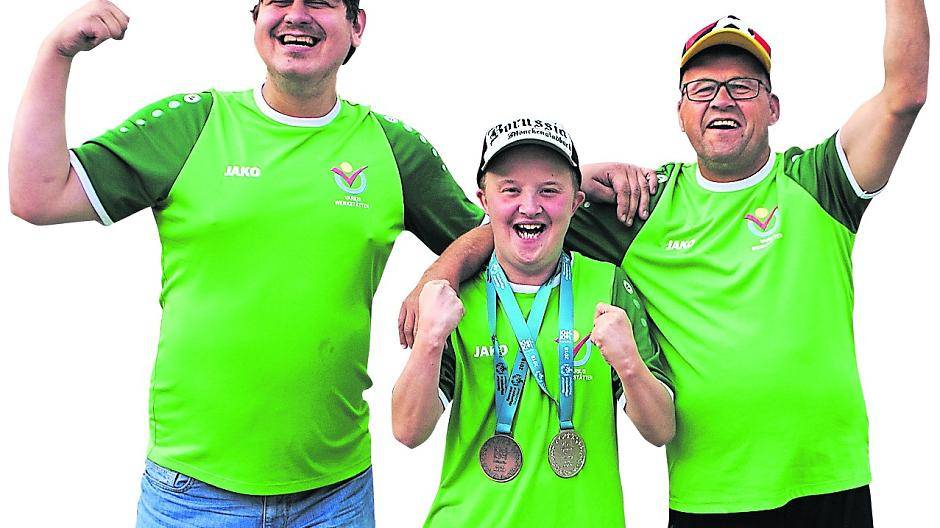 Mit Naseband-Video zu den „Special Olympics“ Zum ersten Mal dabei, schon auf dem Treppchen