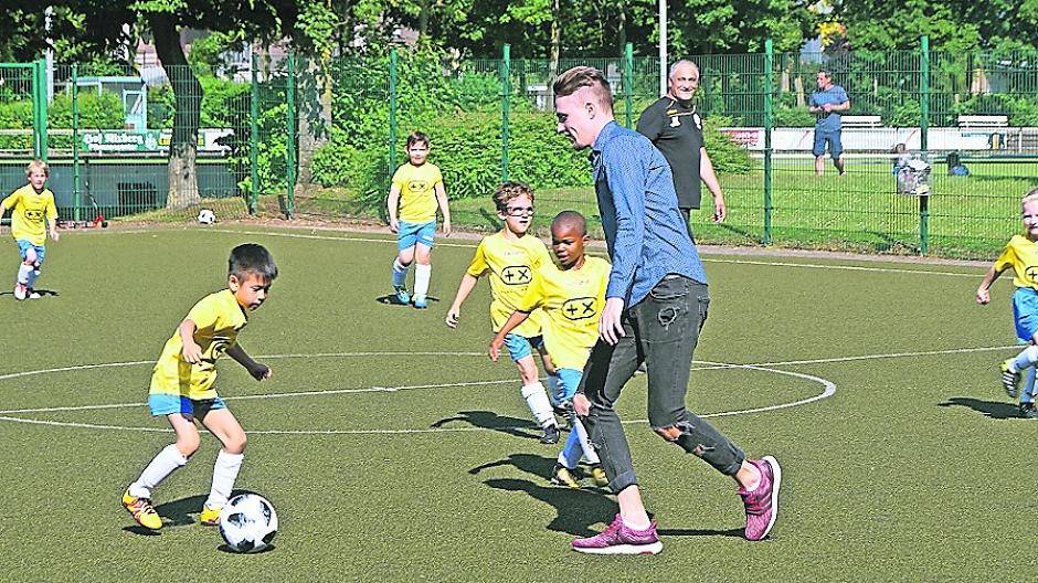 Im Freundschaftsspiel zeigten die Kids ihre „brasilianischen Stärken“