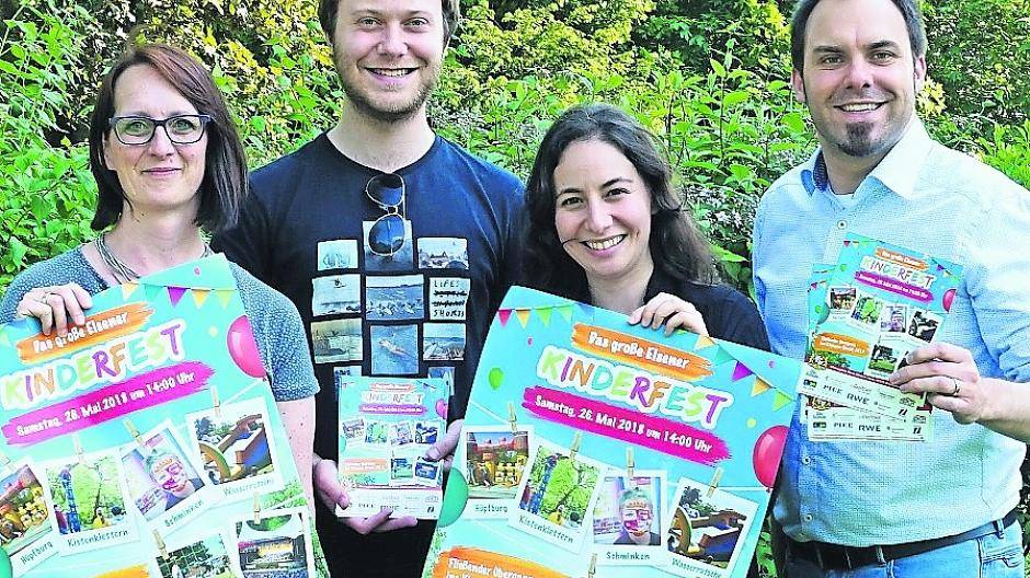  Das Organisationsteam des großen Elsener Kinderfestes. 