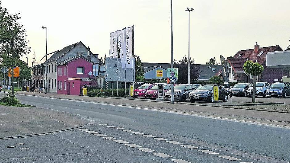  Der erste Bauabschnitt ist am Autozentrum. 