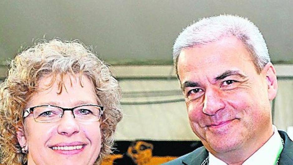  Das neue Kronprinzenpaar Corinna und Ralf Kriesemer. 
