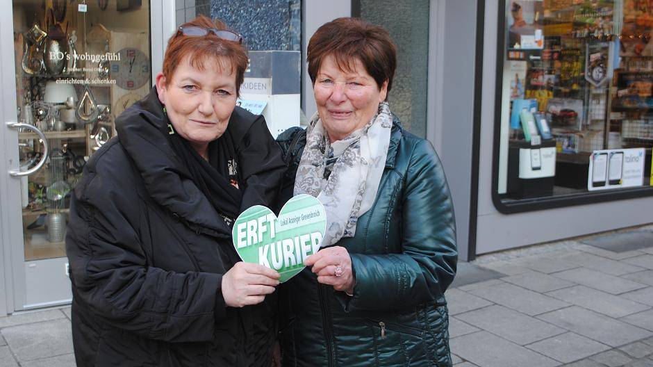 Marie-Luise Amri (58, links) und Margarethe Miksche (80): "Wir fühlen uns gut...