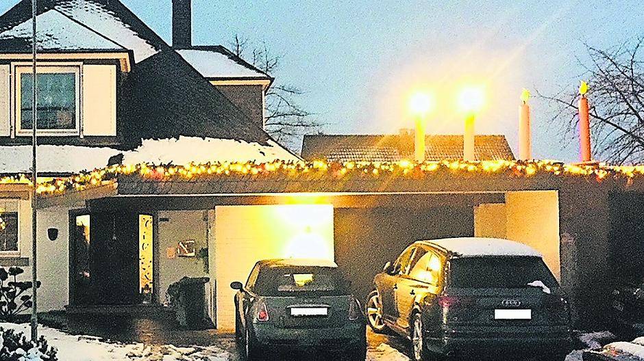 Weihnachtsstimmung an der Stadionstraße