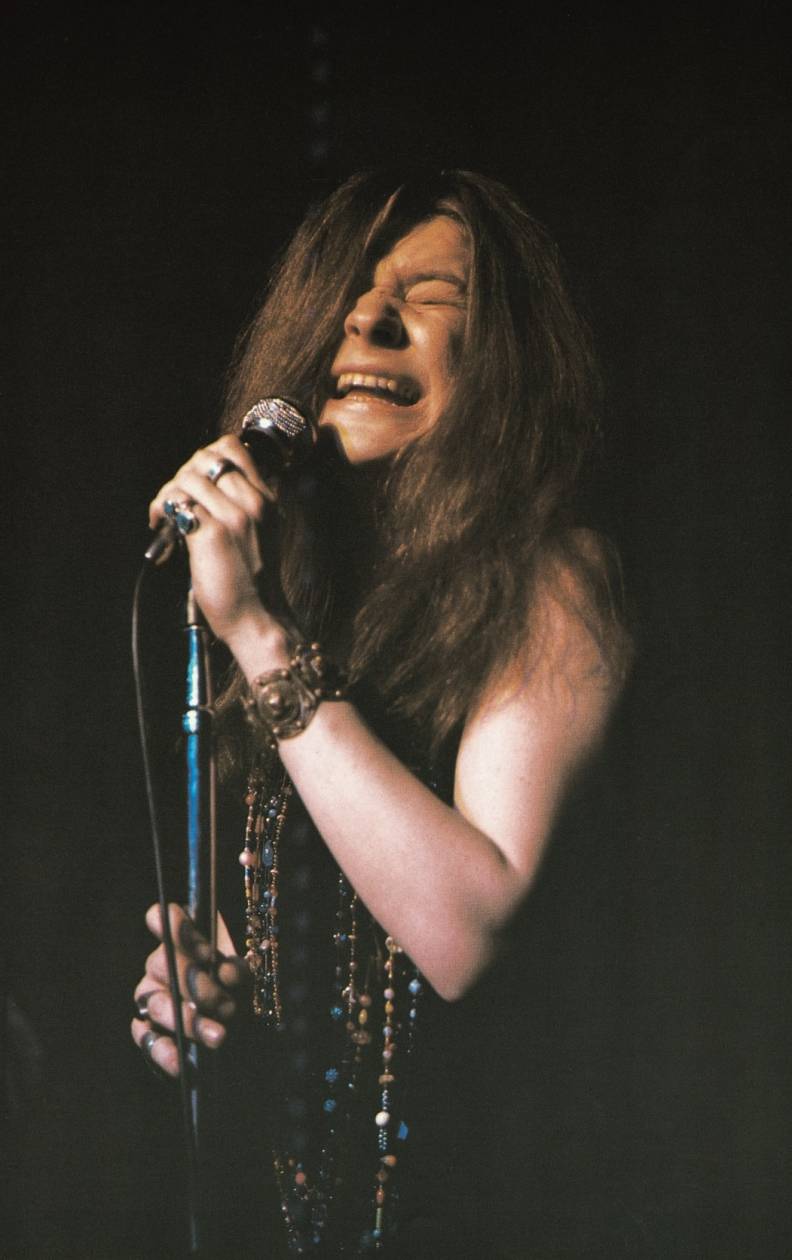  Intime Aufnahme von Janis Joplin.  