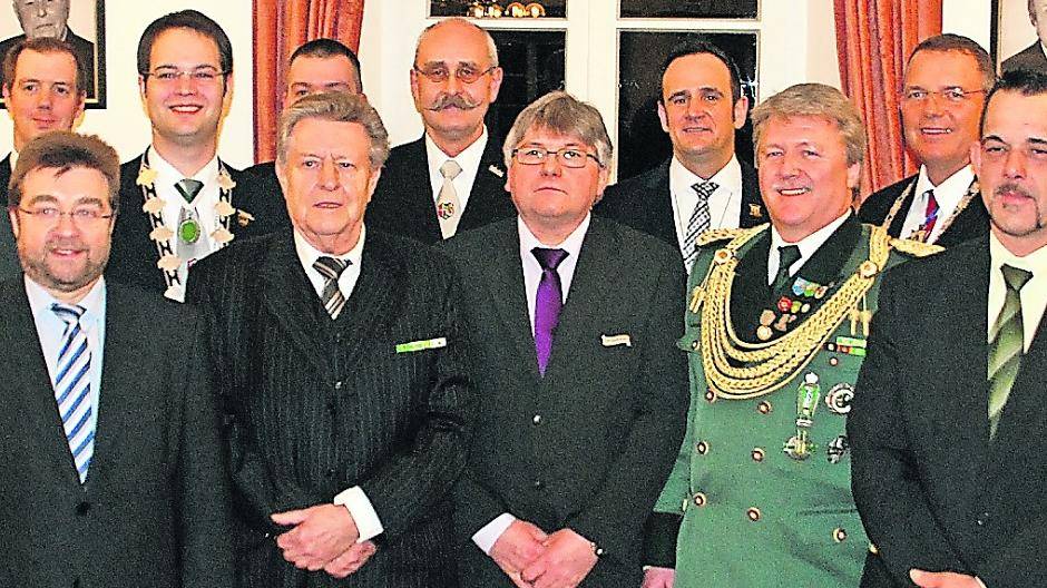  Die Vereinsvertreter der insgesamt 13 Vereine in der gemeinde blicken positiv auf die Gründung des Gemeindeheimat- und Schützenbundes vor einem Jahr. 