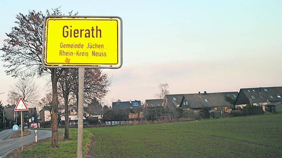  Die Anwohner fühlen sich in Gierath nicht mehr sicher. 