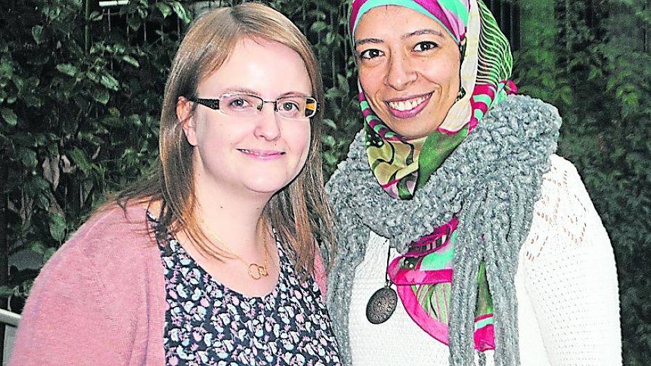  Vanessa Berendt und Doaa Hamed (rechts) haben sich über die drei Wochen sehr gut kennen gelernt. 