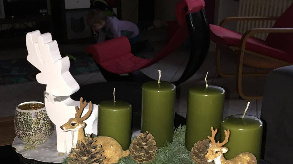 Bei Thomas Purtsch aus Jüchen ist es auch schon weihnachtlich...