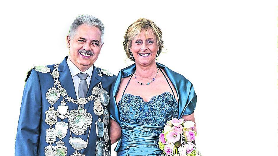  Andreas und Doris Offermann sind das diesjährige Königspaar beim Schützenfest in Bedburdyck und Stessen. 