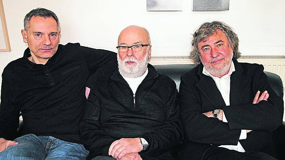  Maximilian Perez, Roland Brozio und Jiri Necas plauderten mit dem Erft-Kurier über ihre Kunst. 