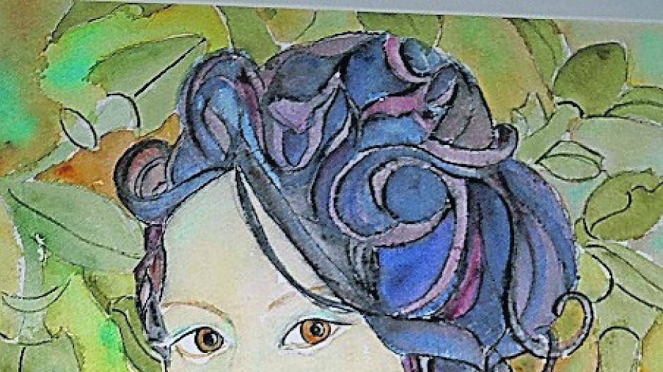  Hier eines der Jugendstil-Motive. 