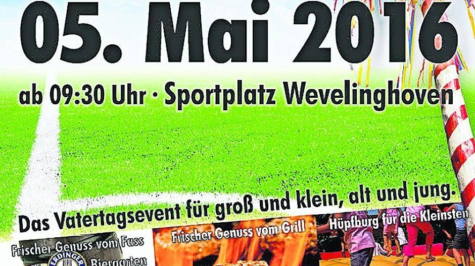 Vatertag gehts auf den Sportplatz