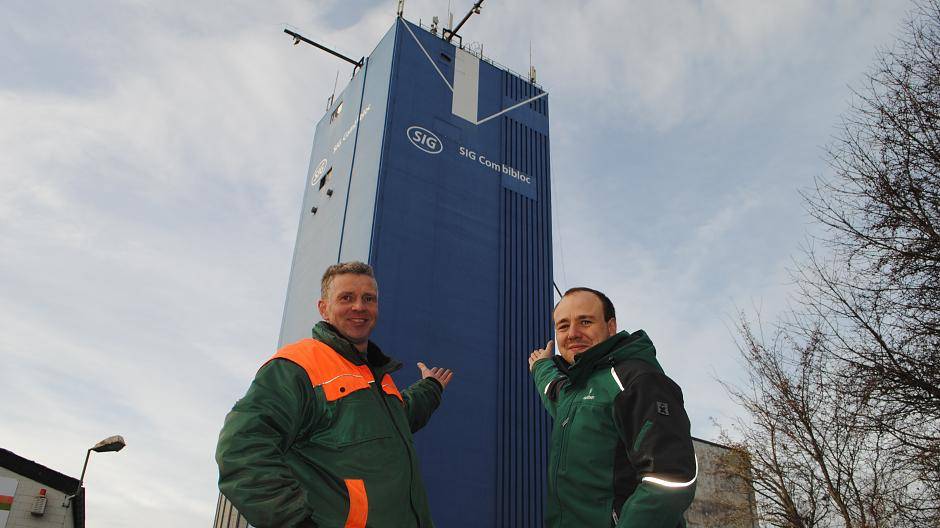 Die zwei vom Silo: Johan Hoekstra (links) und Max...