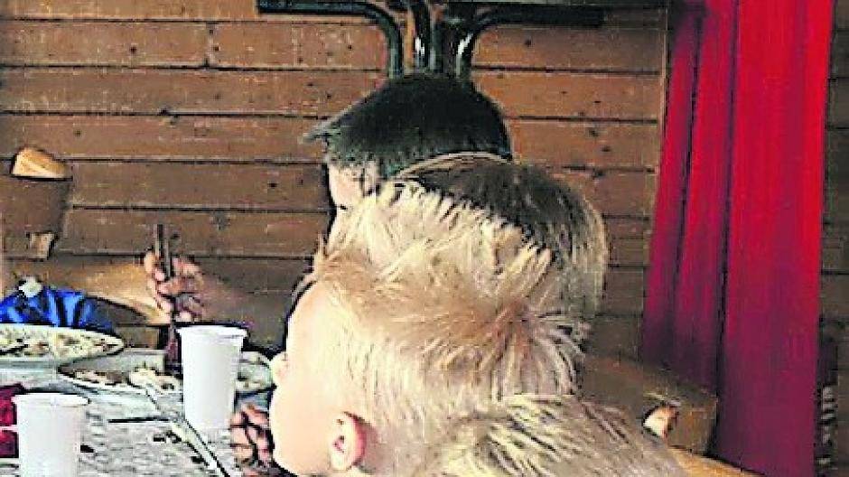  Auch kleine Feiern gehören zum Sport dazu. 
