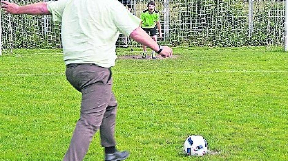  Sicher auch am Ball: GWG-Chef Willi Peitz. 