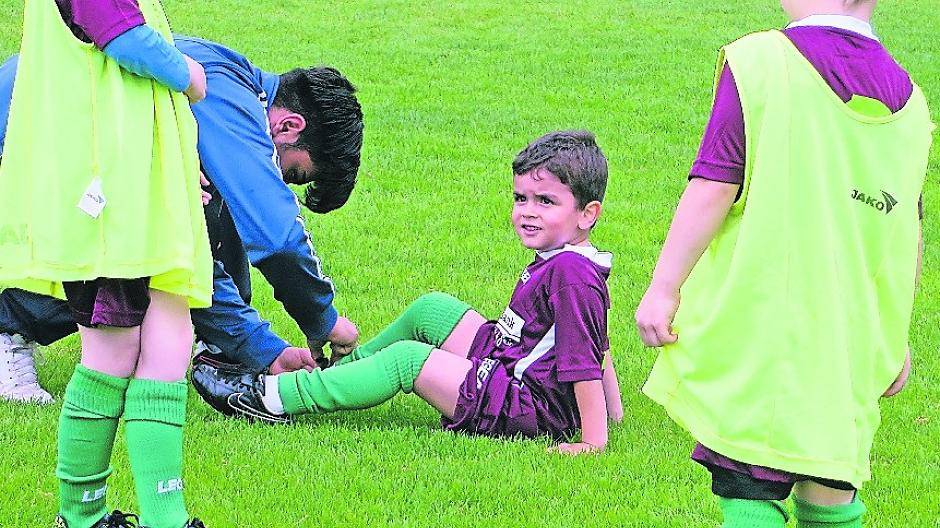  Eine Bambini-Coach ist alles in einem: Trainer, Sanitäter, Psychologe, Kumpel und Papa-Ersatz.  