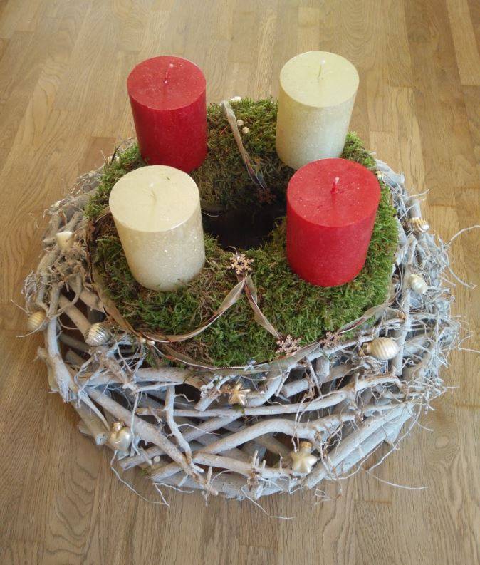 Der Adventskranz von Jonas...
