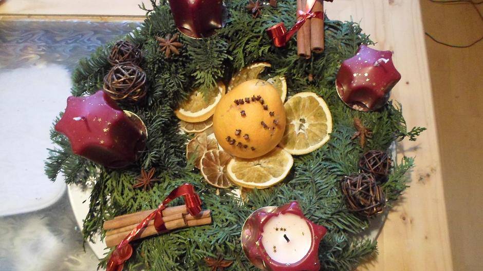 Da hat schon eine Kerze gebrannt - der Adventskranz von Mathilde Merkens aus...