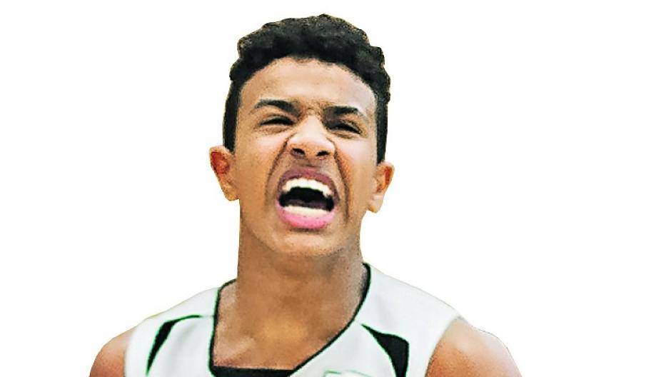  Manuel Bojang aus Grevenbroich gilt als eines der größten Nachwuchstalente im Basketball. Er ist ein „Giant“. 