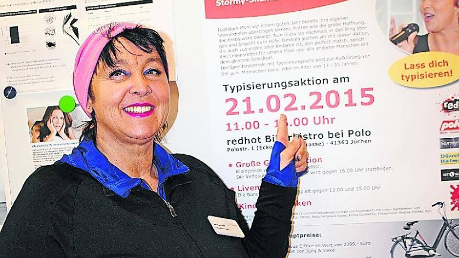  Moni Prinz sucht händeringend nach einem Stammzellenspender, ihre letzte Chance im Kampf gegen den Krebs.  