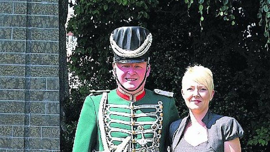  Das Adjutantenpaar Dieter und Natalie de Jong.  