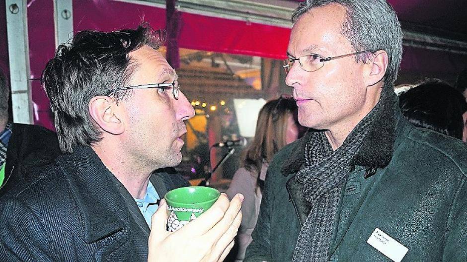  SPD-Kämpfer Holzgräber genoss den Abend.  