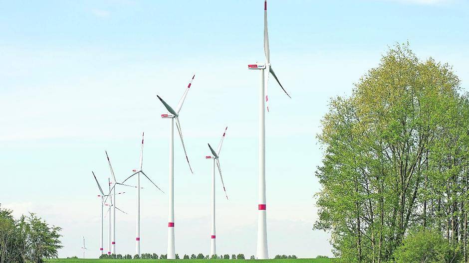 Alle Anlagen laufen jetzt: der Windpark Königshover Höhe wird Naherholungsgebiet