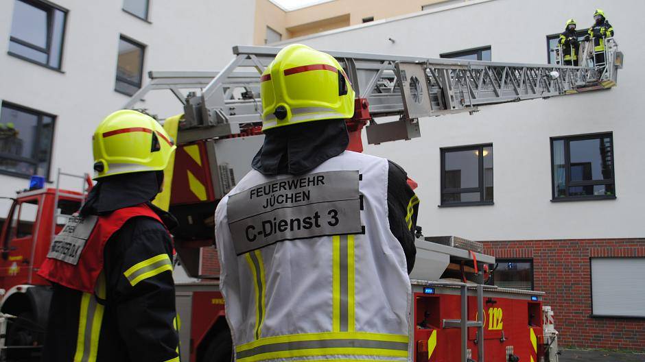 Die Feuerwehr übt den Ernstfall