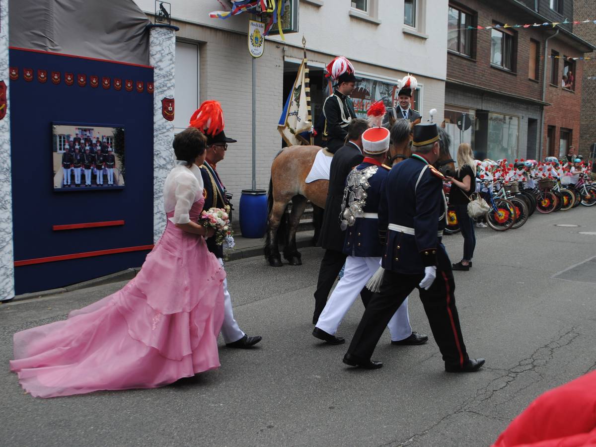 So feierten die Jüchener Schützenfest