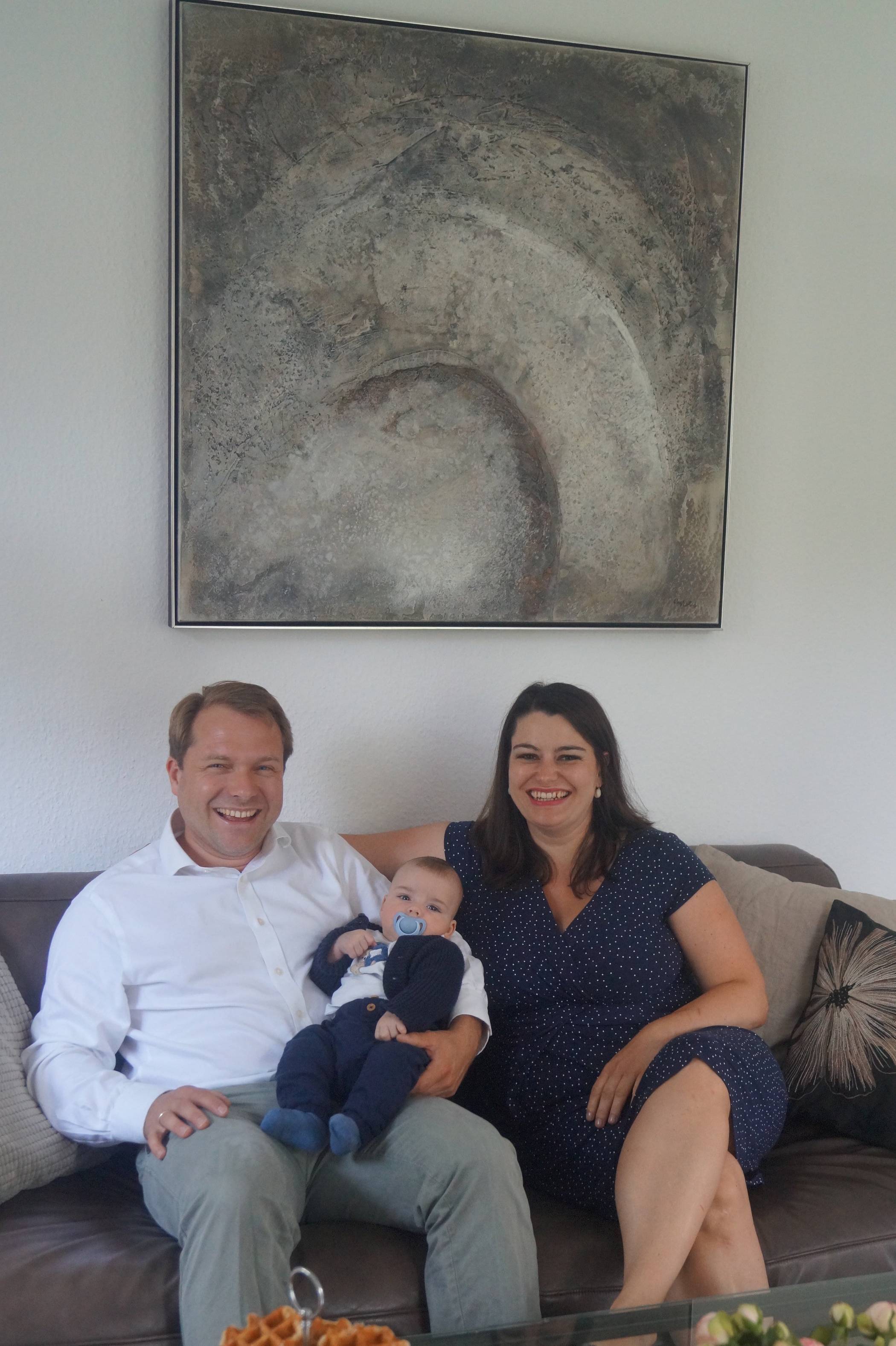 Bei Bürgermeisters zu Hause: Papas Reden machen den kleinen Leopold glücklich