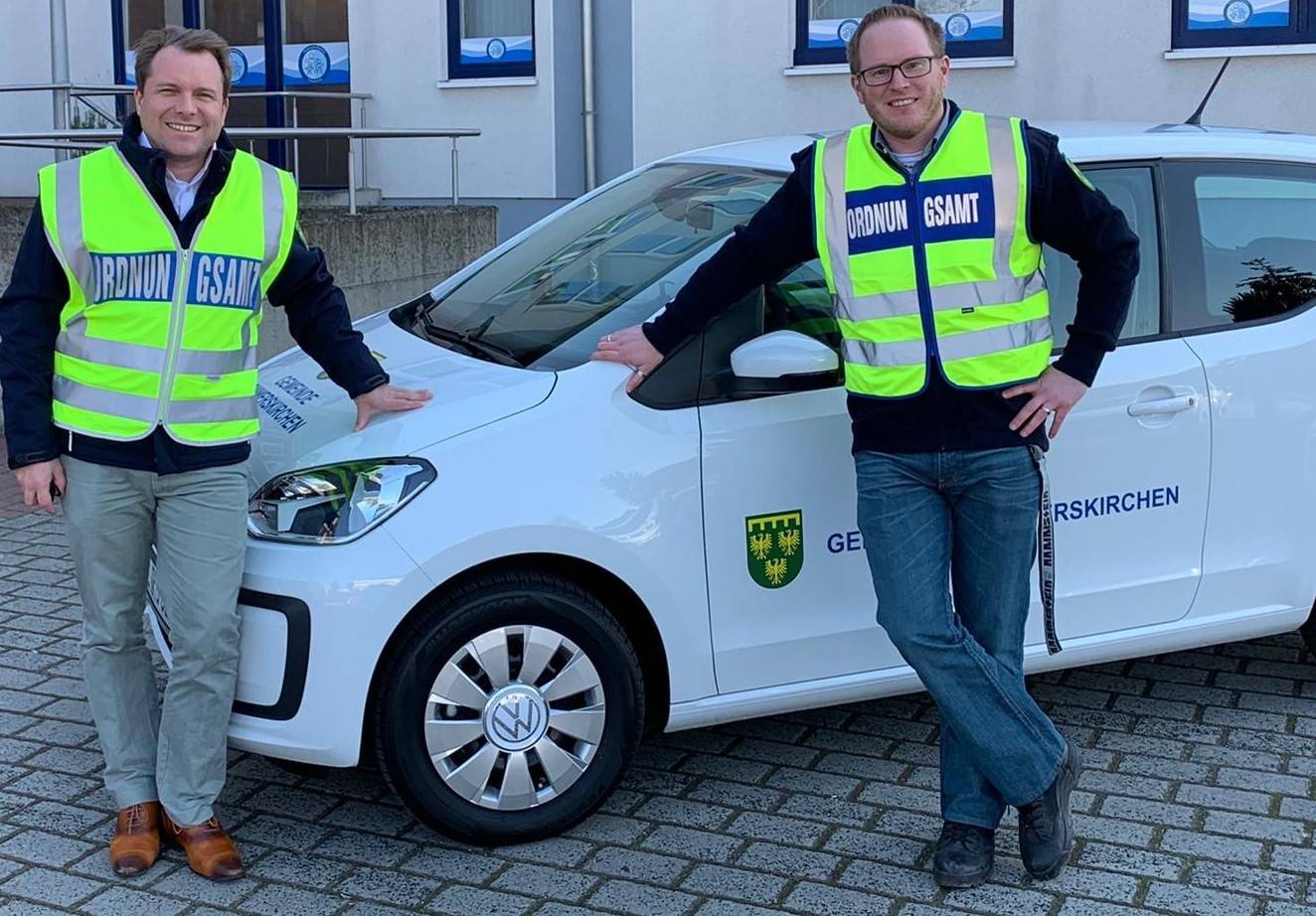  Martin Mertens und Tobias Hantschel gingen gemeinsam auf Kontrollfahrt.  