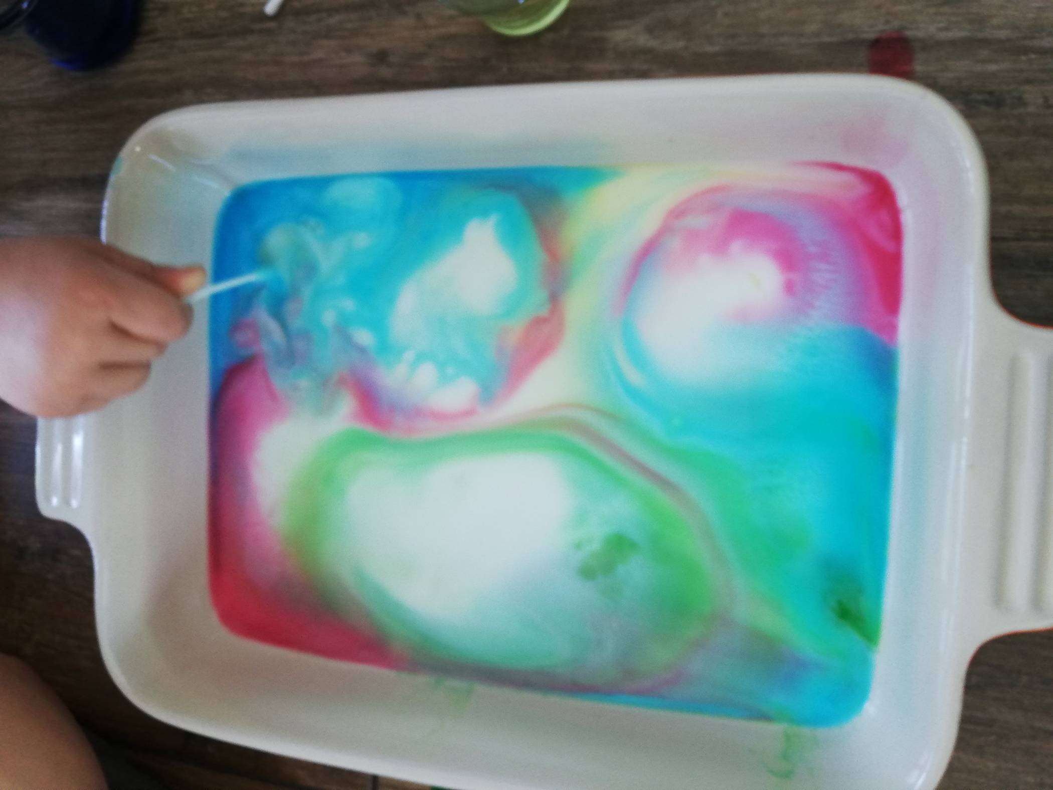  Hier kämpfen die Farben gegeneinander. 